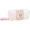 Creative Large Capacity Three-Color Plaid Patchwork Pencil Case – Stylish Handheld Stationery Bag for Students