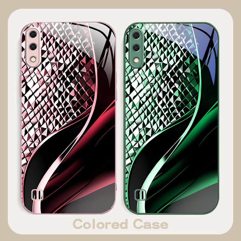Abstract Geometry Art For Samsung A01 A02 03 Core 04 05 06 10 12 13 14 5G 15 16 M02 12 Note 8 9 10 20 Glass Ultra Phone Case