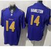 Baltimore Ravens NFL Camiseta de Fútbol Manga Corta Ropa de Equipo Bordada para Hombre Ropa Deportiva para Aficionados