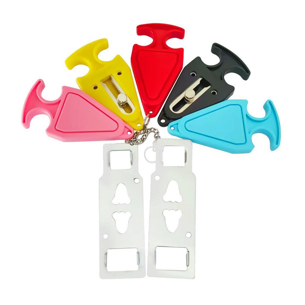 Dual-Use Portable Door Lock for Travel and Hotels