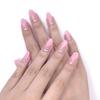 Space pink gel nail