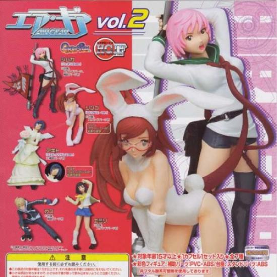 

Гашапон HGIF Air Gear Набор из 5, включая Ринго и Агито A том 2 (белый) белый