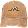 Denim Cap Basset Hound Dog Sleep Baseball Dad Cap Adjustable Classic Washed  Cotton Sports for Unisex Women Hat