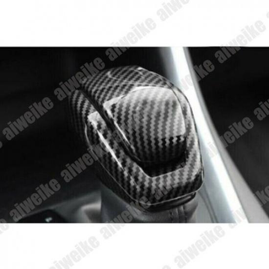 Fit For Toyota RAV4 -2024 Carbon Fiber Style Gear Shift Knob Cover Trim 2pcs