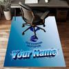 T-Tottenham Hotspur Design Area Rug Personalized Name- Non-Slip, Soft & Cozy Floor Mat for Living Room, Office - Indoor/Outdoor Carpet
