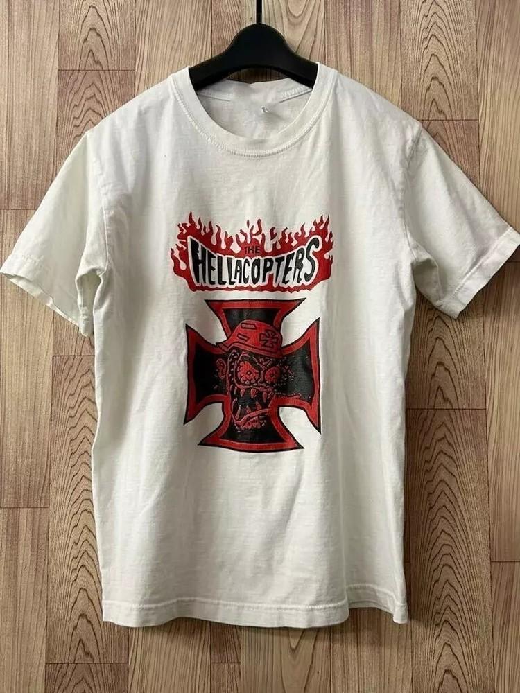The Hellacopters Белая Хлопковая Футболка Полный Размер Унисекс S-5XL PP2092 Унисекс Футболка XL