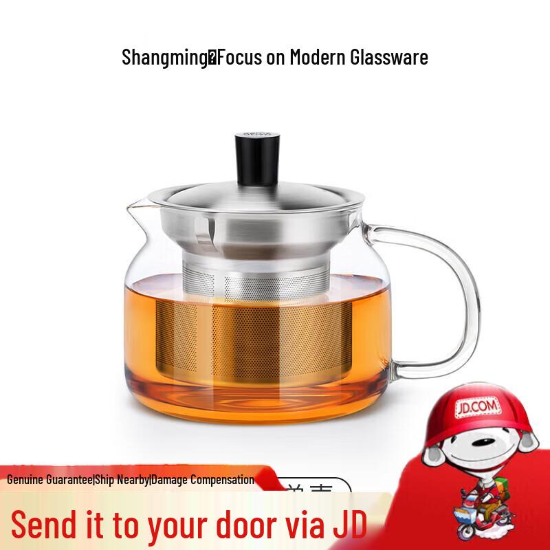 

SAMADOYO Heat-Resistant Glass Teapot with Infuser