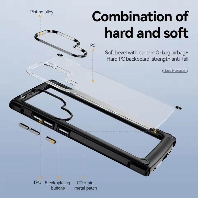 Rugged Heavy Duty Bumper Case For Samsung S25 S24 S23 S22 S21 Plus Ultra 5G Hybrid Shockproof Armor Clear Cover