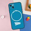 Back To The Future Time Machine Phone Case For iPhone 16 Pro Max 11 12 13 14 15 Pro Max Mini XR 15 16 Plus 16e Cover Shell