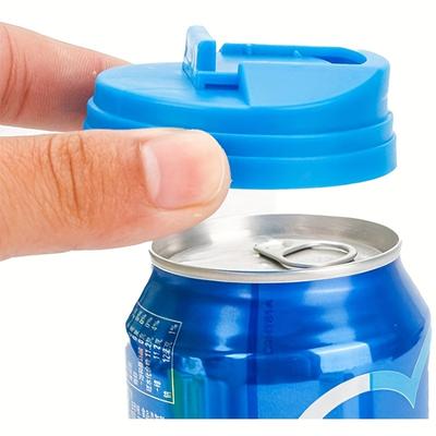 Reusable Leakproof Drink Can Lids Protector: Keep Your Beer/Energy Drink Cans Fresh with 1pc Beverage Can Covers!