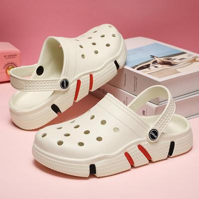 Hole Shoes Women Wear Non-Slip Thick-Soled Super Large Size Slippers Women'S Sense Of Stepping On Shit Fashion Trend Beach Sandals