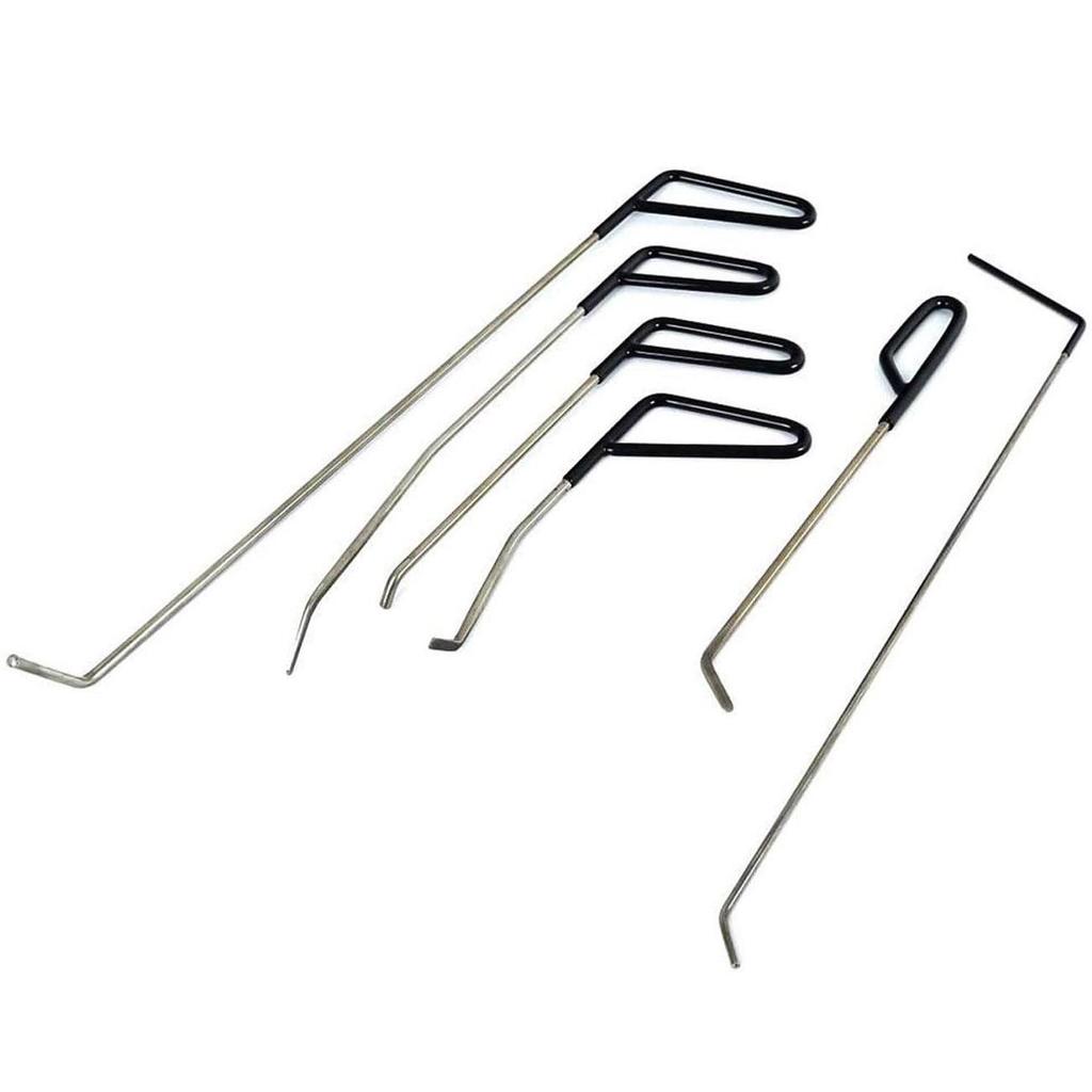 Car Dent Repair Remover Hooks Rods Tools Car Paintless Dent Removal Door Dent Dings Removal Painless Tool for Automotive Hail