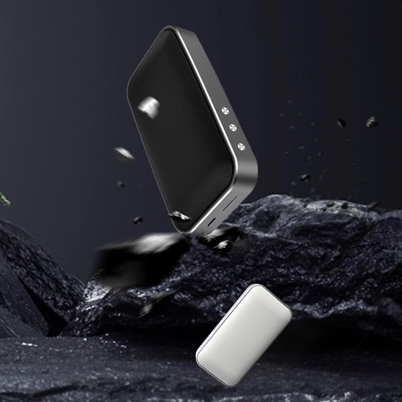 Wireless Outdoor Portable Ultra-thin Bluetooth Speaker Small Steel Cannon Electronic Gifts Mini Pocket Audio