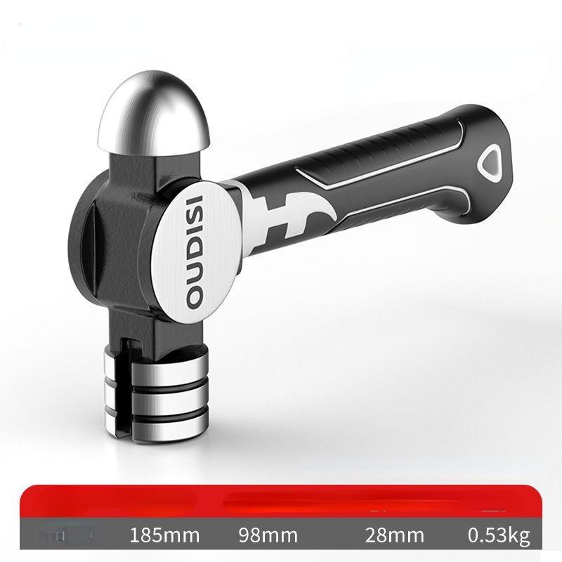 Small Hammer Mini Claw Hammer Head Fitter Hammer Octagonal Hammer Multifunctional Integrated Nail Hammer Nail Hammer Woodworking