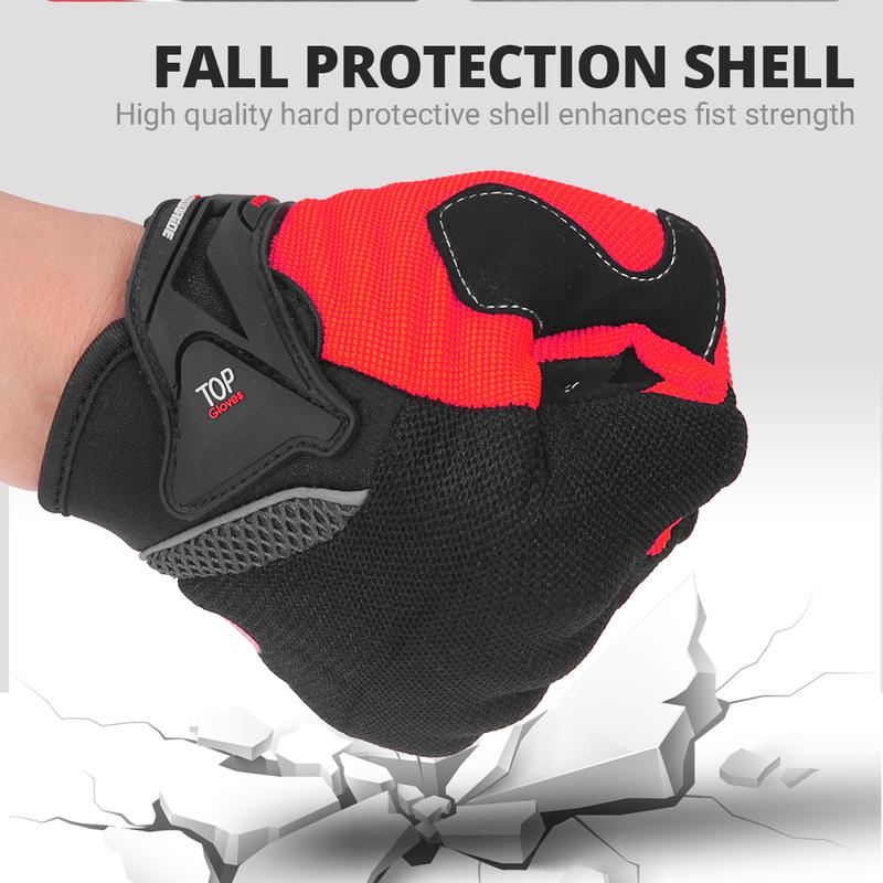 Breathable Motorcycle Gloves Summer Riding Gloves Hard Knuckle Touchscreen Motorbike Gloves For Dirt Bike Moto Full Finger Glove