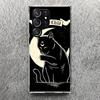 Witch And Cat Colorful Cute Phone Case For Samsung Galaxy S25 S24 S23 Ultra S22 Plus S21 S20 FE S10 + S25Ultra S24U Soft Cover S