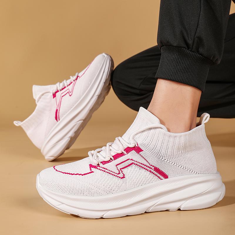 Pantofi Unisex Tricotați Bărbați / Femei Pantofi Sport de Timp Liber Ultralight Pantofi de Alergare 36-45