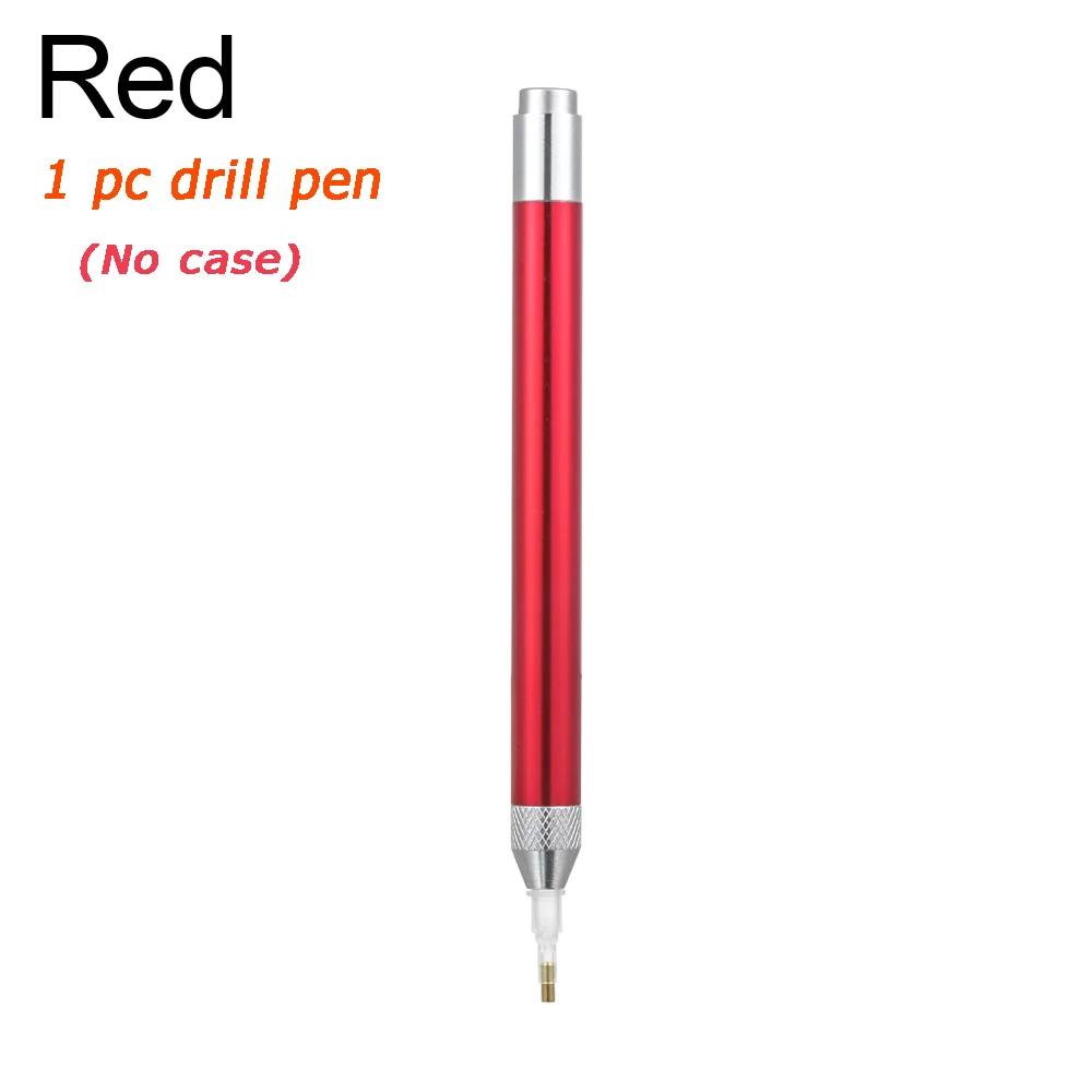 1set 5D Diamond Painting Tool Lighting Drill Pen with Accessories Angled Tip Point Drill Pen Kits DIY Sewing Crafts Tool