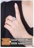 S925 Silver Classic Luxury Moissanite Teardrop Ring for Women