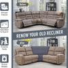 Corner Sofa Cover Stretch Corner Couch Cover Furniture Protector for Living Room L Shape Slipcover Couch Additional Seat