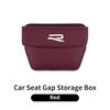 Car Trapezoidal Seat Gap Organizer HH645 PU Leather Storage Box Auto Accessories For VW R Scirocco Jetta Beetle Golf GTI Polo Tiguan
