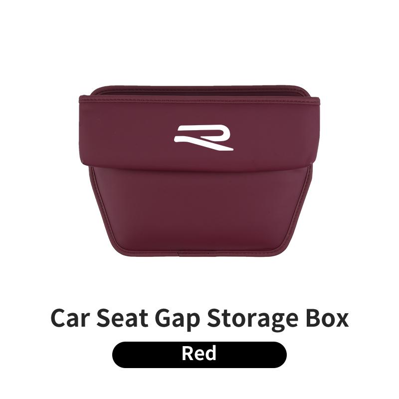 Car Trapezoidal Seat Gap Organizer HH645 PU Leather Storage Box Auto Accessories For VW R Scirocco Jetta Beetle Golf GTI Polo Tiguan