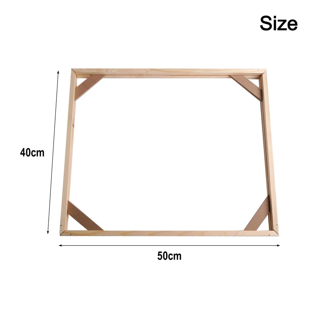 DIY Frame For Canvas Paintings Wooden Frame Wall Table Display For Posters Prints Picture Decor Home Decoration