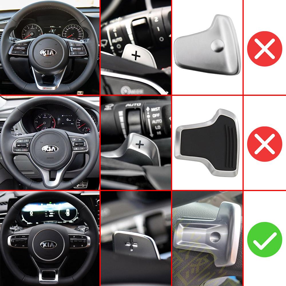 Shifter Paddles For KIA K5 DL3 2020 GT 2021 2022 3rd Generation Turbo Car Steering Wheel Extension Gear DSG Stickers Car Styling ZC1