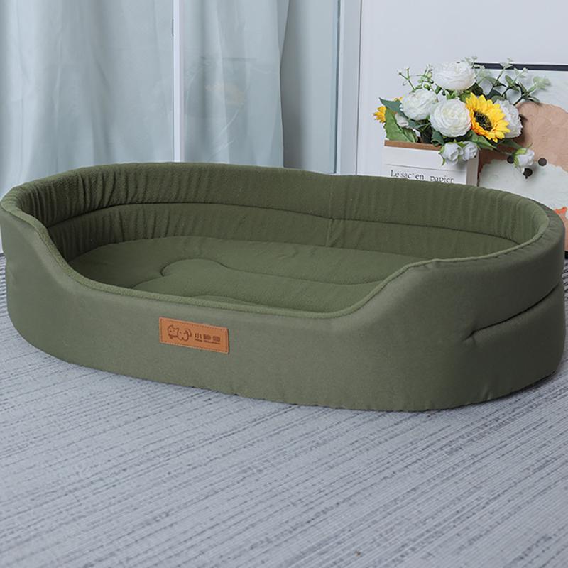 Fleece Hundeseng Vinter Høst Varm Seng for Katt Liten Middels Stor Kjæledyr Sofa Valp Oxford Klut Soveunderlag for Hund