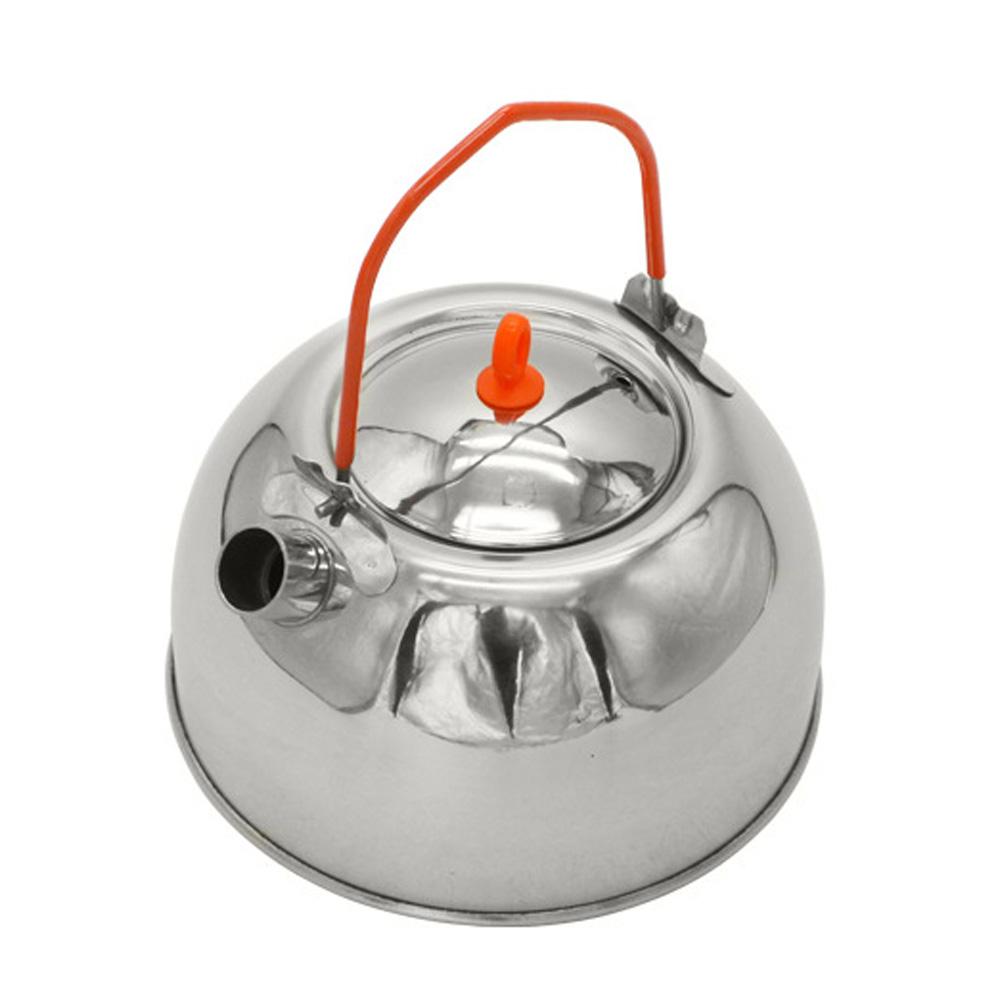Camp Tea Kettle Stainless Steel Camping Kettle with 2*300ml Cups Anodized Aluminum for Outdoor