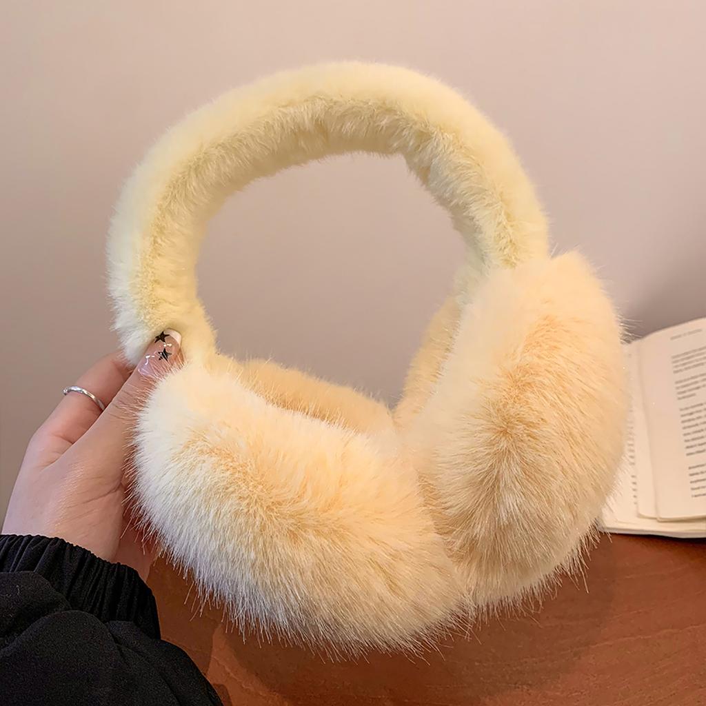 Winter Ear Warmers Faux Furs Adjustable Earmuffs Ear Warm Protector Thicken Plush Earmuff Ear Cover