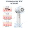 Hot Cold Compress Electric Face Cleansing Brush 360 Rotating Ultrasonic Face Scrubber  Women