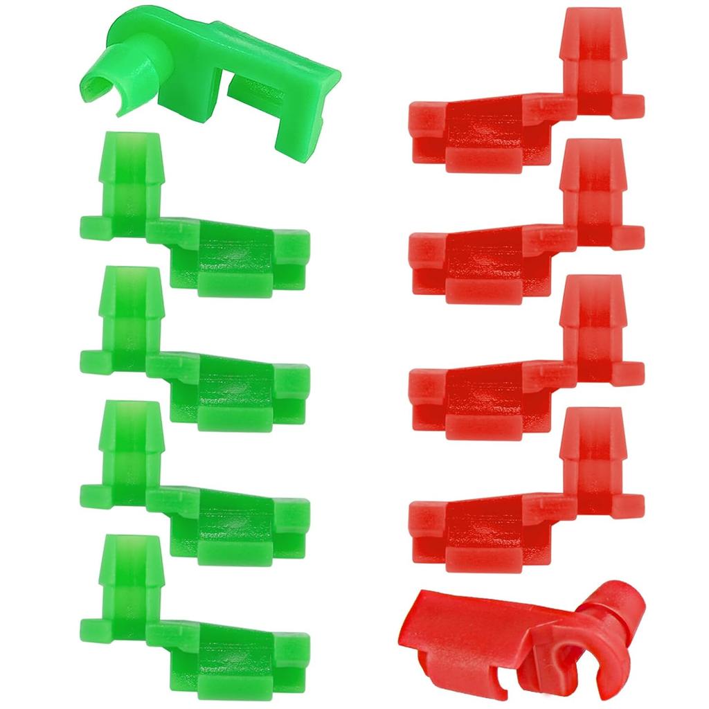10Pcs Tailgate Latch,Tailgate Latch Rod Clip Left and Right Handle Rod Door Lock Clip Compatible with 1999-2007 Chevy Silverado GMC Sierra for