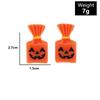 Funny Halloween Earrings Simulation Plastic Face Pumpkin Ghost Death Halloween Earrings.