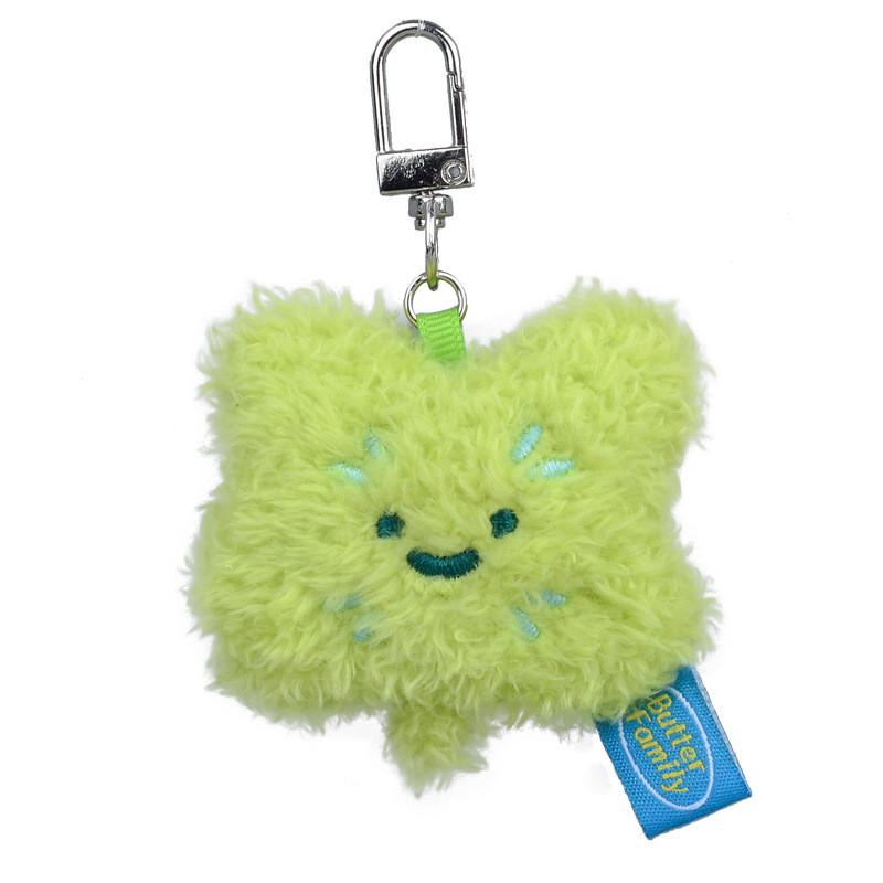 White Rabbit Pink Cat Animal Soft Plush Keyring For Girl Gift And Bag Pendant