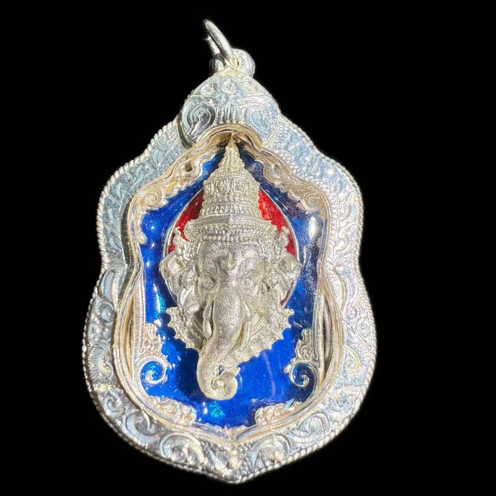 2563 Grand Ceremony Elephant Statue - Authentic Thailand Buddhist Temple