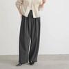 Summer New Arrival Women's Clothes Casual Pants 3 Colors Minimalist Easiest for Match Small Loose Pants Pants High Waist Loose-Fitting Slimming Pants