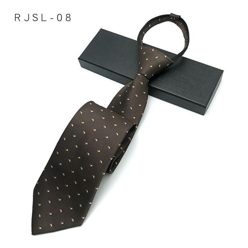 Childrens Tie With Zipper Closure For Formal Events And School Uniforms