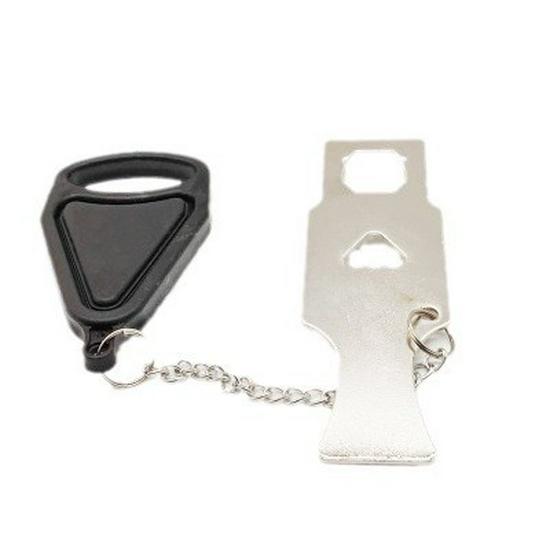 Portable Door Latch and Anti-Theft Safety Lock