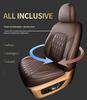 Nappa Leather Full-Cover Car Seat Cushion - Custom Fit for One Special Car, All-Season Use