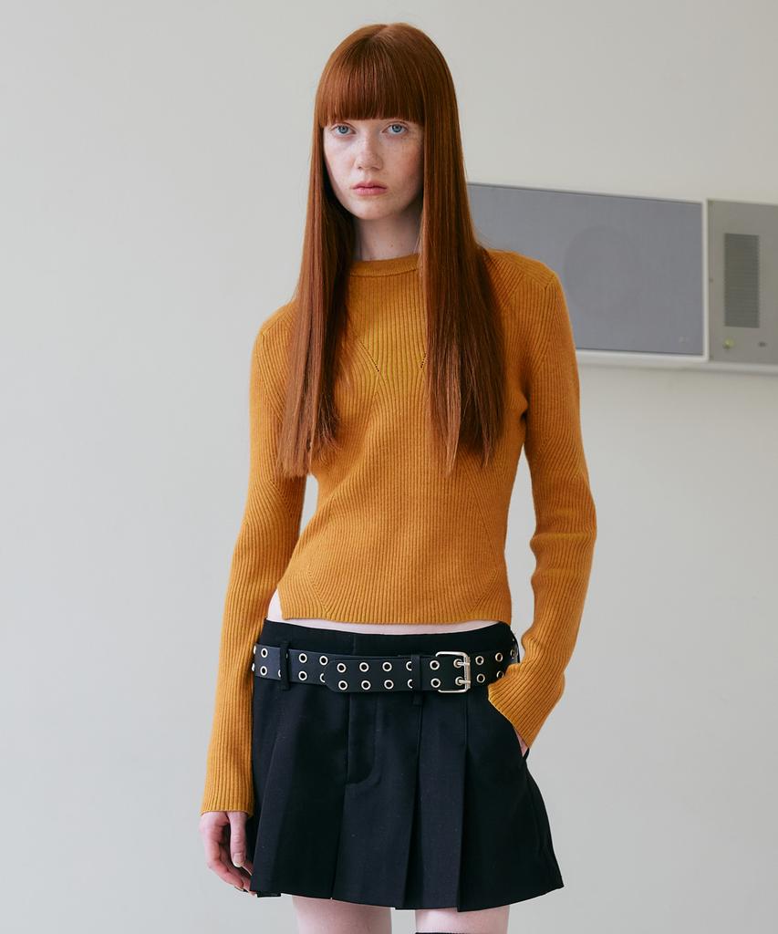 KIIMUIR (Women'S) (5 Colors) Slim Fit Two-Tone Knit