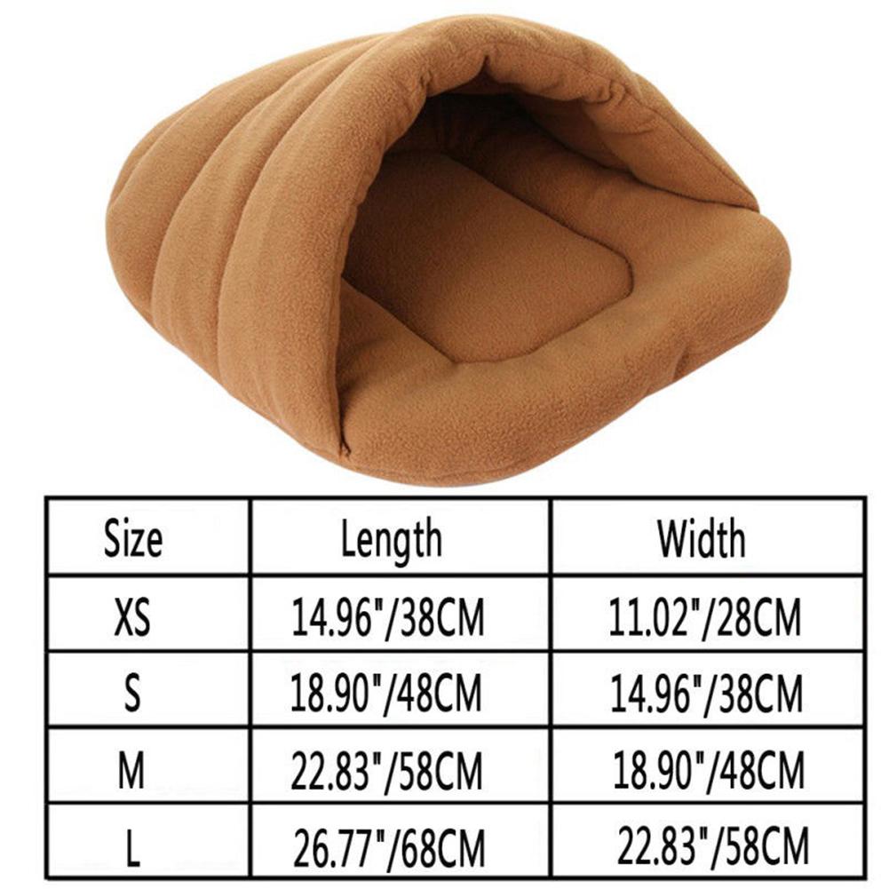 Warm Fleece Sleeping Nest Mat Soft House for Pet Dog Cat Rabbit