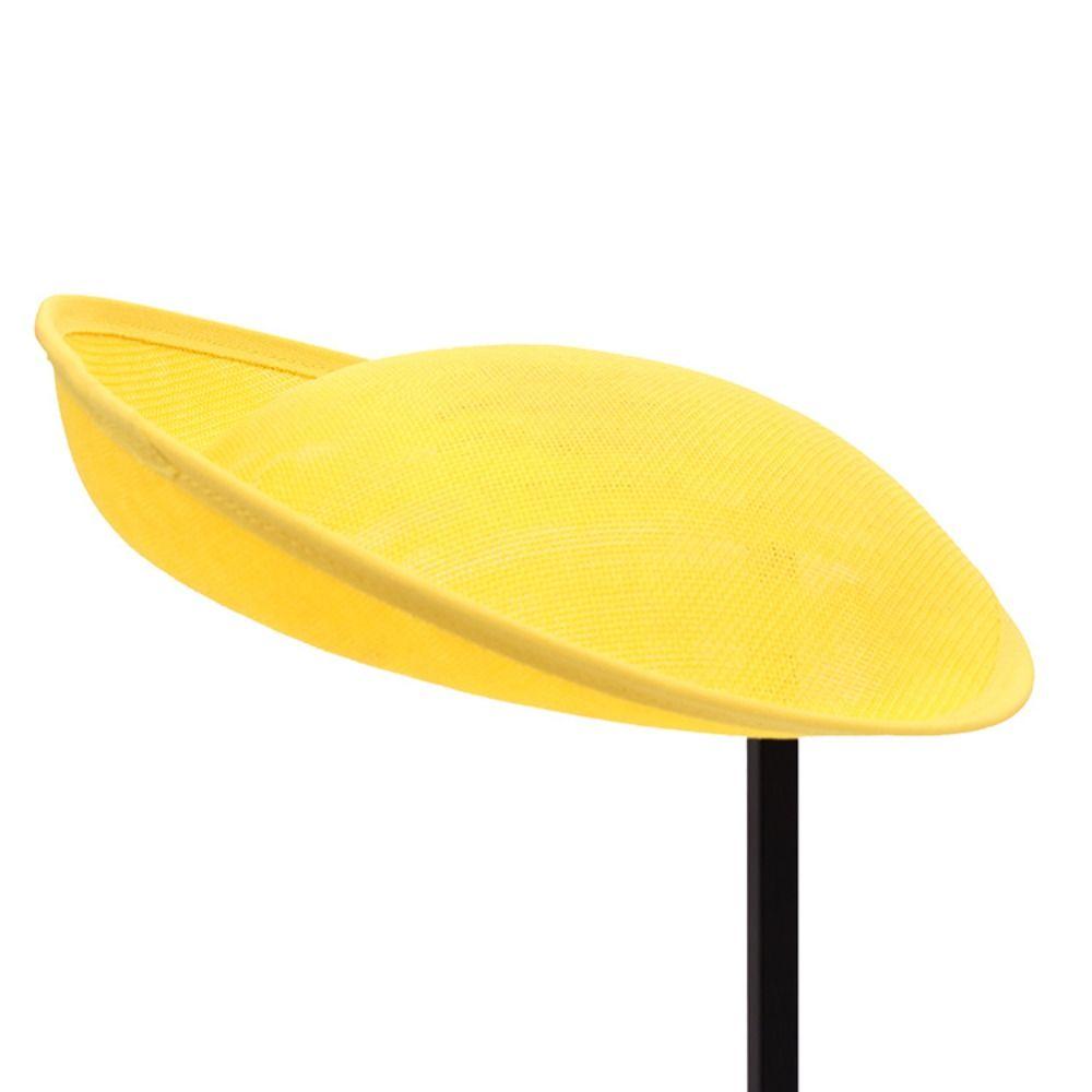 DIY Millinery Cocktail Headwear Wedding Flat Top Hat Embryo French Hat  Women Ladies