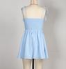 Spring/Summer Fashion: Sexy Strapless Waist-Cinching Lace-Up Short Dress for Women