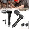 90 Degree Right Angle Electric Drill Chucks 3-claw High Precision Chuck Extension Accessories Conversion Angle Drill