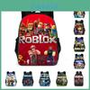 Roblox Wodoodporny Plecak Dwukomorowy Z Nadrukiem Kwiatowym Dla Dzieci Idealny Do Szkoły i Podróży