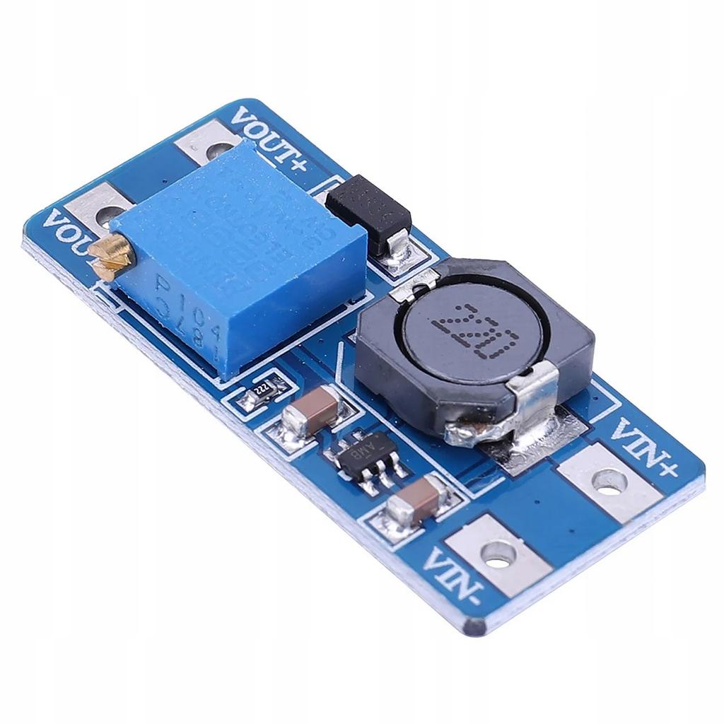 Rosfix Przetwornica Impulsowa DC-DC Step-Up MT3608 – Wysoka Efektywność Konwersji do 93% | Napięcie Wejściowe 2V–24V | Kompaktowy Rozmiar