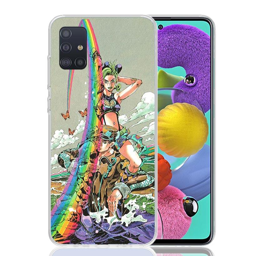 Anime JoJo Bizarre Adventure Case Phone Cover for Samsung Galaxy A52 A51 A50 A42 A32 A22 A12 A02S A72 A71 A70 A41 A31 A21S A40 A