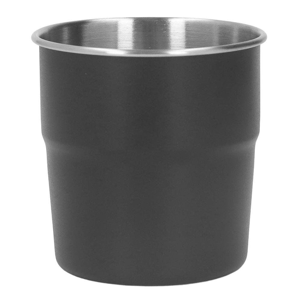 320ml Capacity Stainless Steel Cup White Coffee Mug Small Size Metal Cup  Home Use