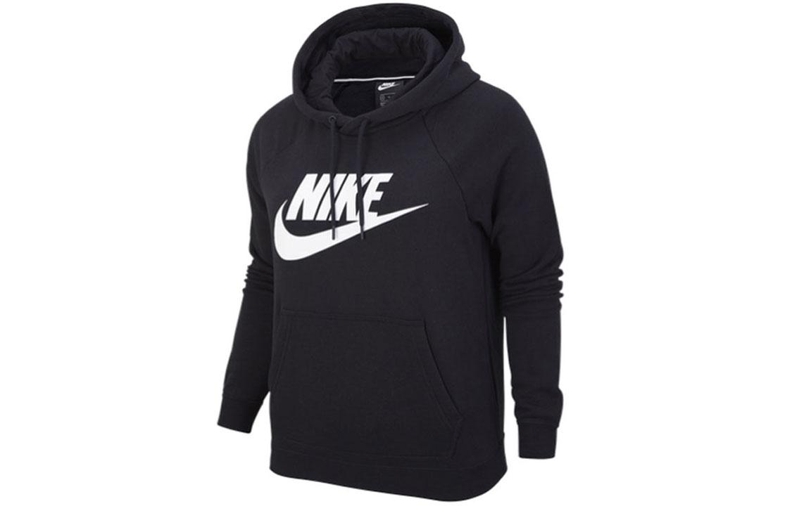 Nike Sweatshirts Women s Black Hooded Moderate Regular CU1507-010 S